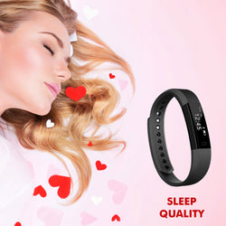 NAKOSITE SB2433 Pedometro Contapassi da polso, Fitness Activity Tracker, Conta Calorie, Distanza, Monitor Sonno, Orologio Sport. PREMIUM