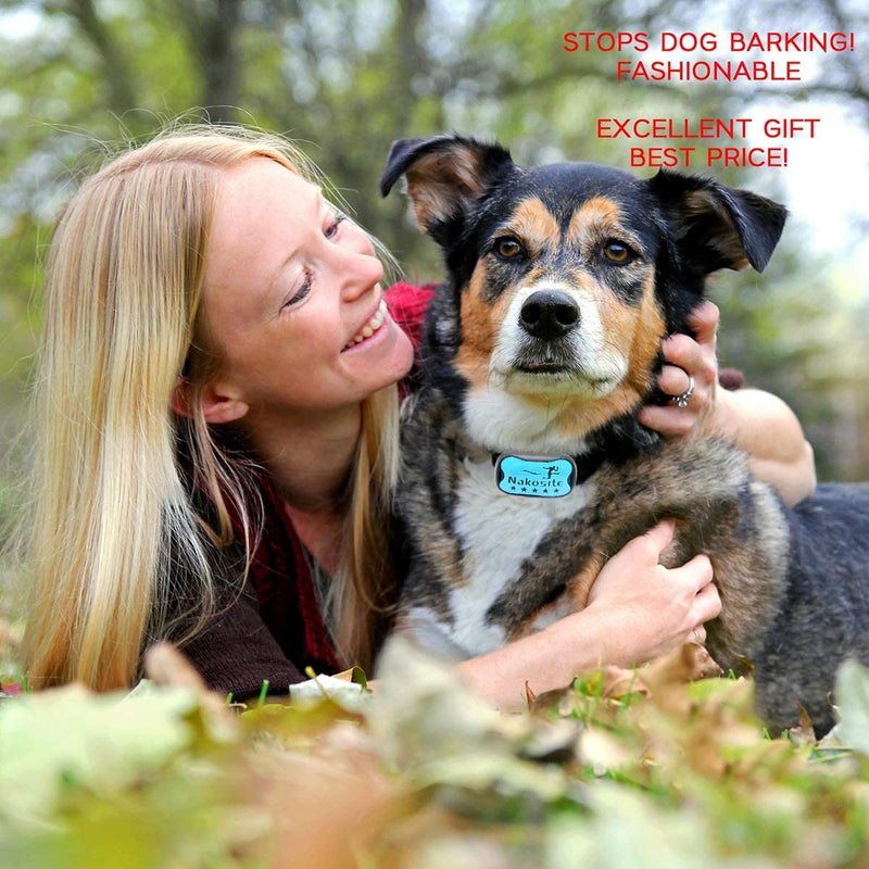 Nakosite DOG2433 das beste Anti-Bell Hundehalsband, stoppt das Bellen von Hunden. PREMIUM
